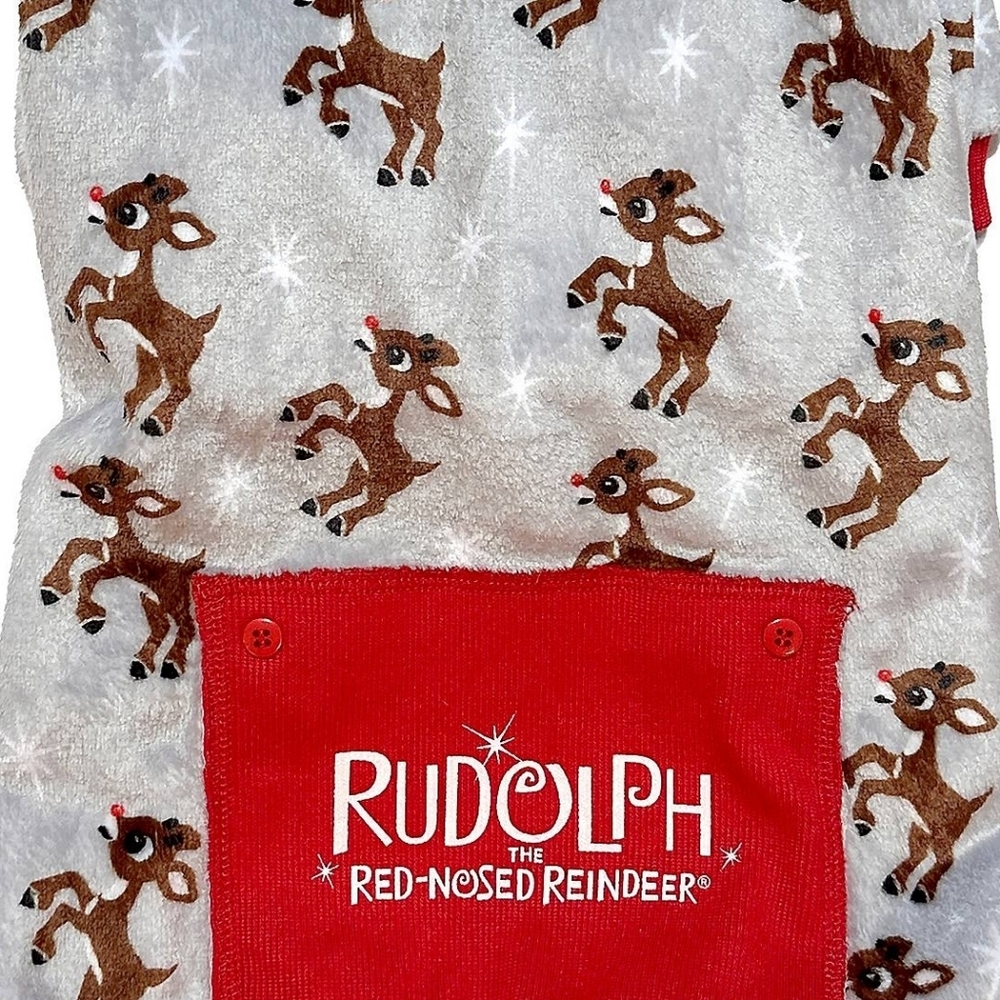 Rudolph red nose reindeer dog pjs pajamas sz xl nwt - Picture 4 of 4